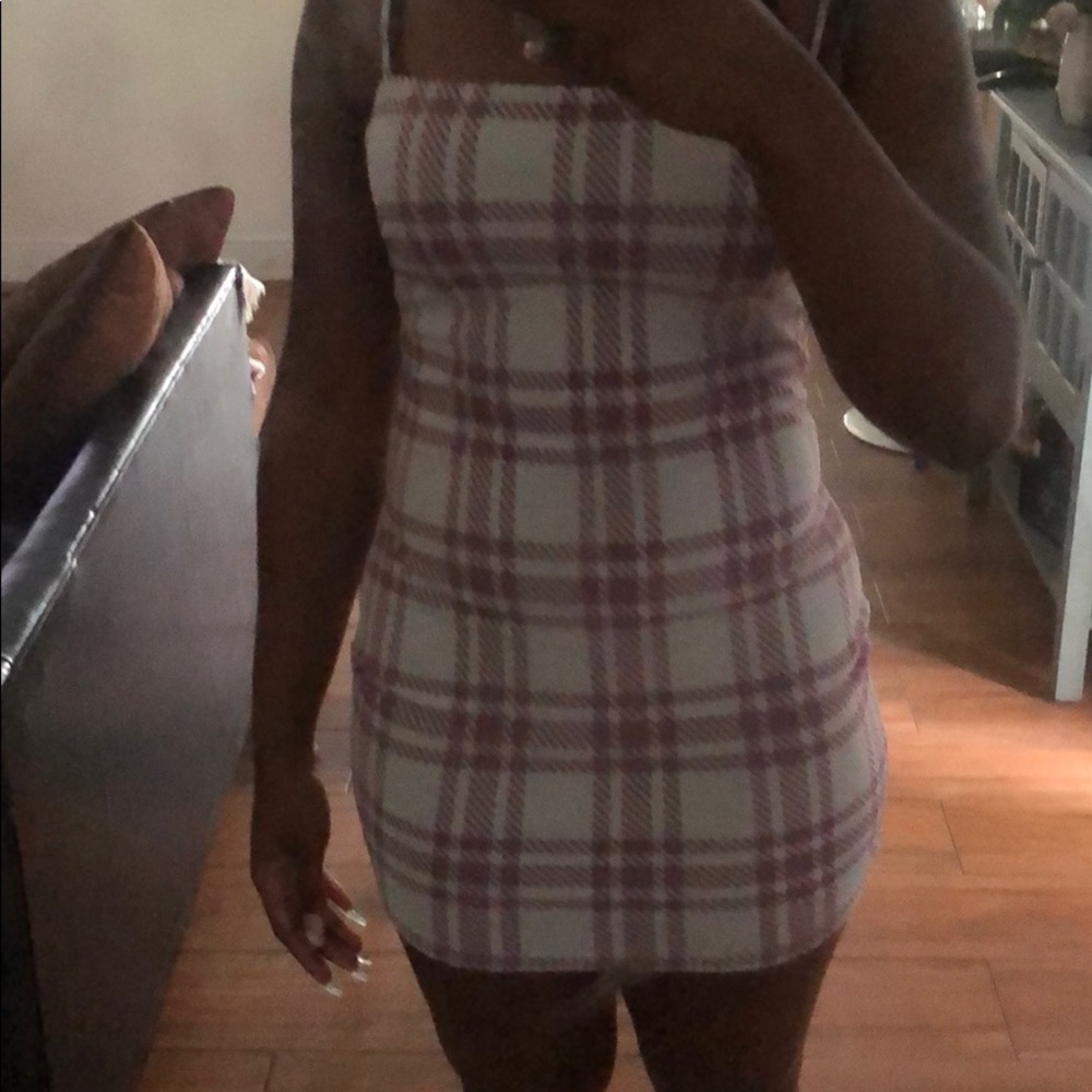 Patterned mini dress